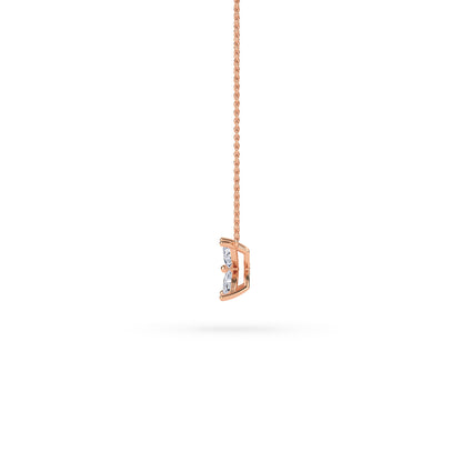 18 KT Gold Lab Grown Diamond Pendant