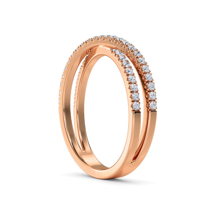 18 KT Gold Lab Grown Diamond Ring for Women