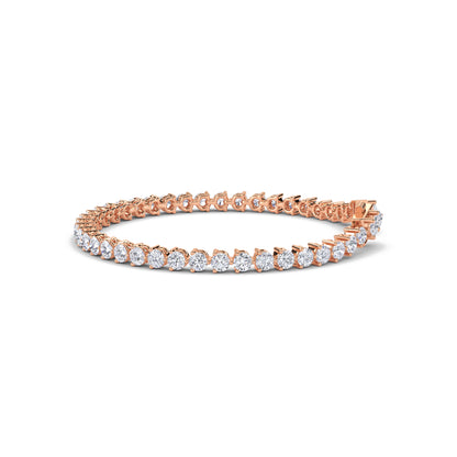 18 KT Gold Lab Grown Diamond Link Bracelets