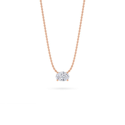 18 KT Gold Lab Grown Diamond Pendant