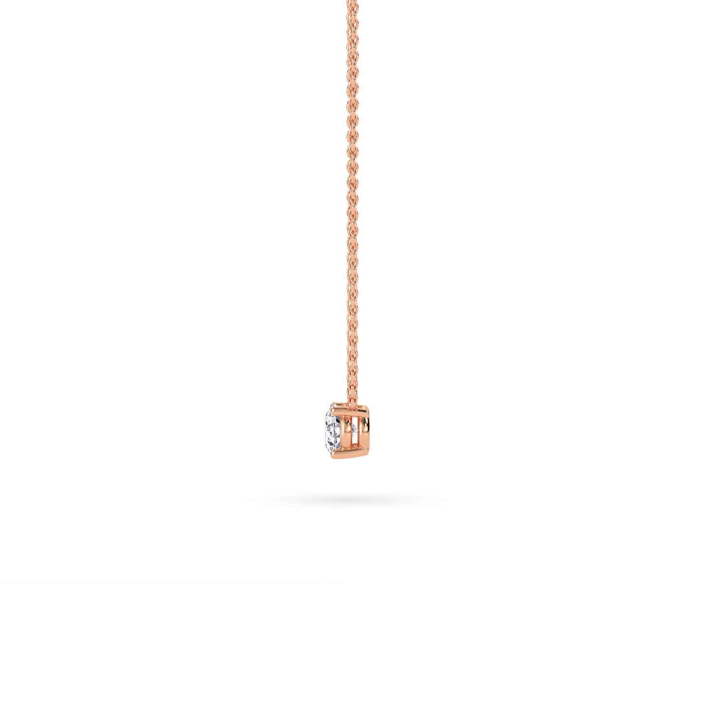 18 KT Gold Lab Grown Diamond Pendant