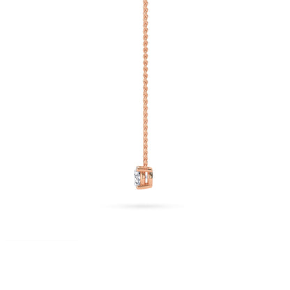 18 KT Gold Lab Grown Diamond Pendant