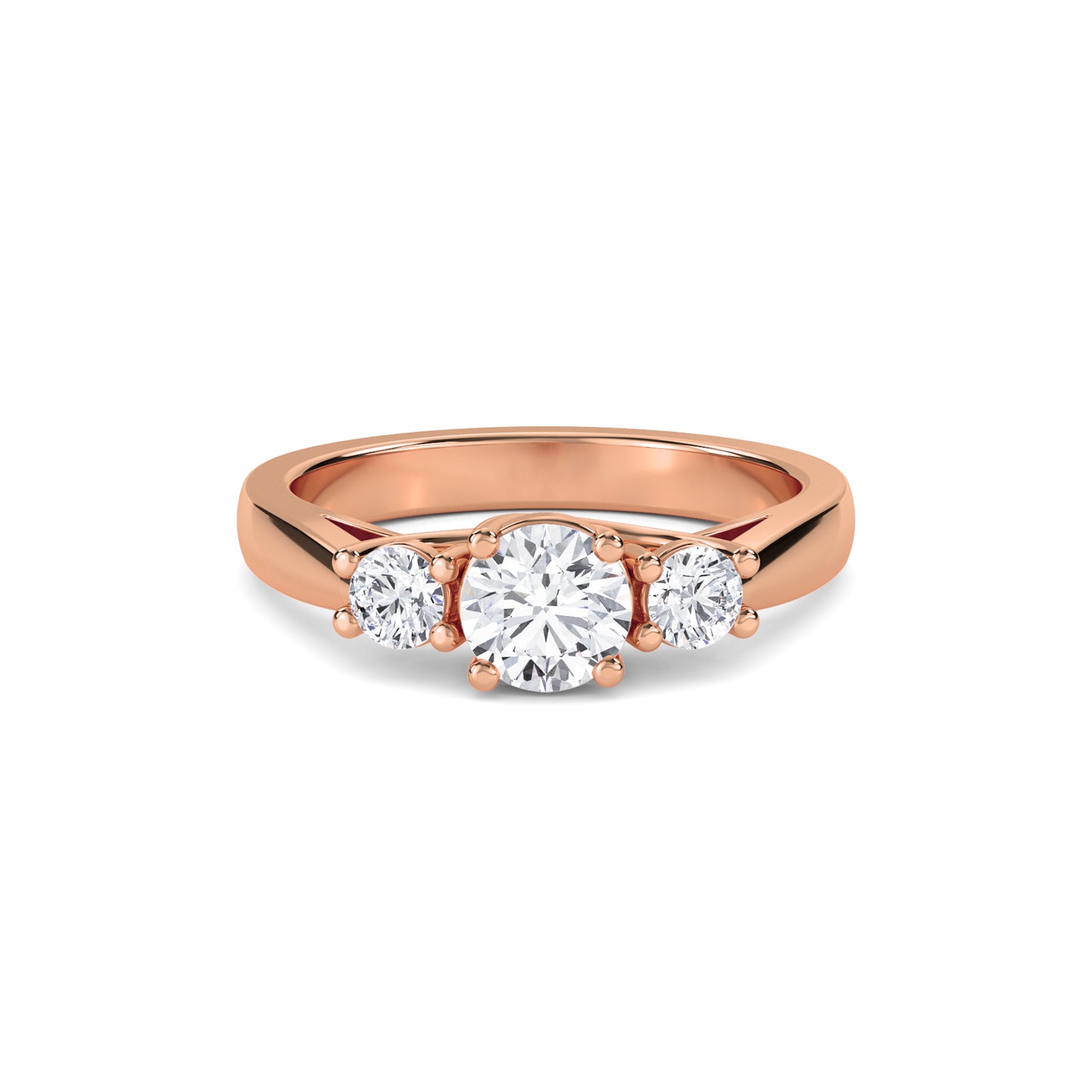 18 KT Gold Lab Grown Diamond Ring for Women