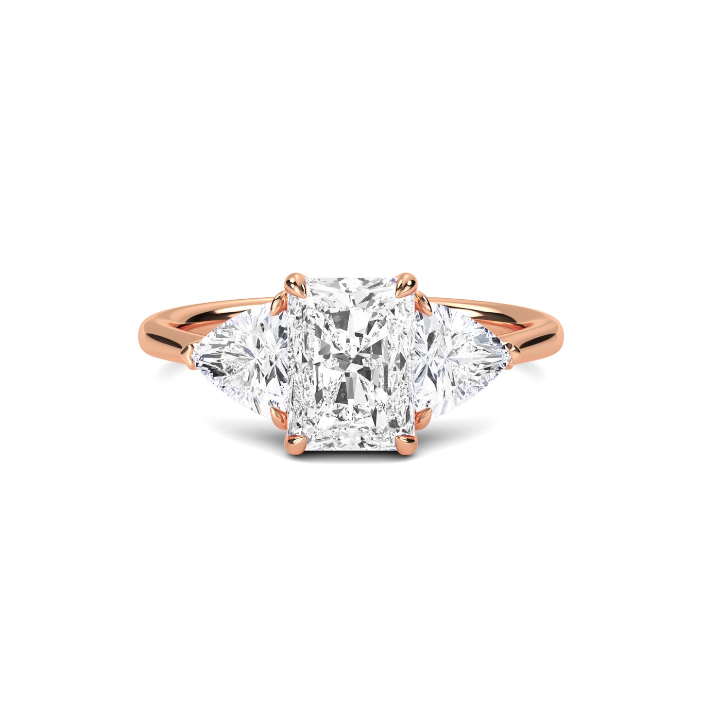 18 KT Gold Lab Grown Diamond Vintage-Inspired Wedding Ring for Women