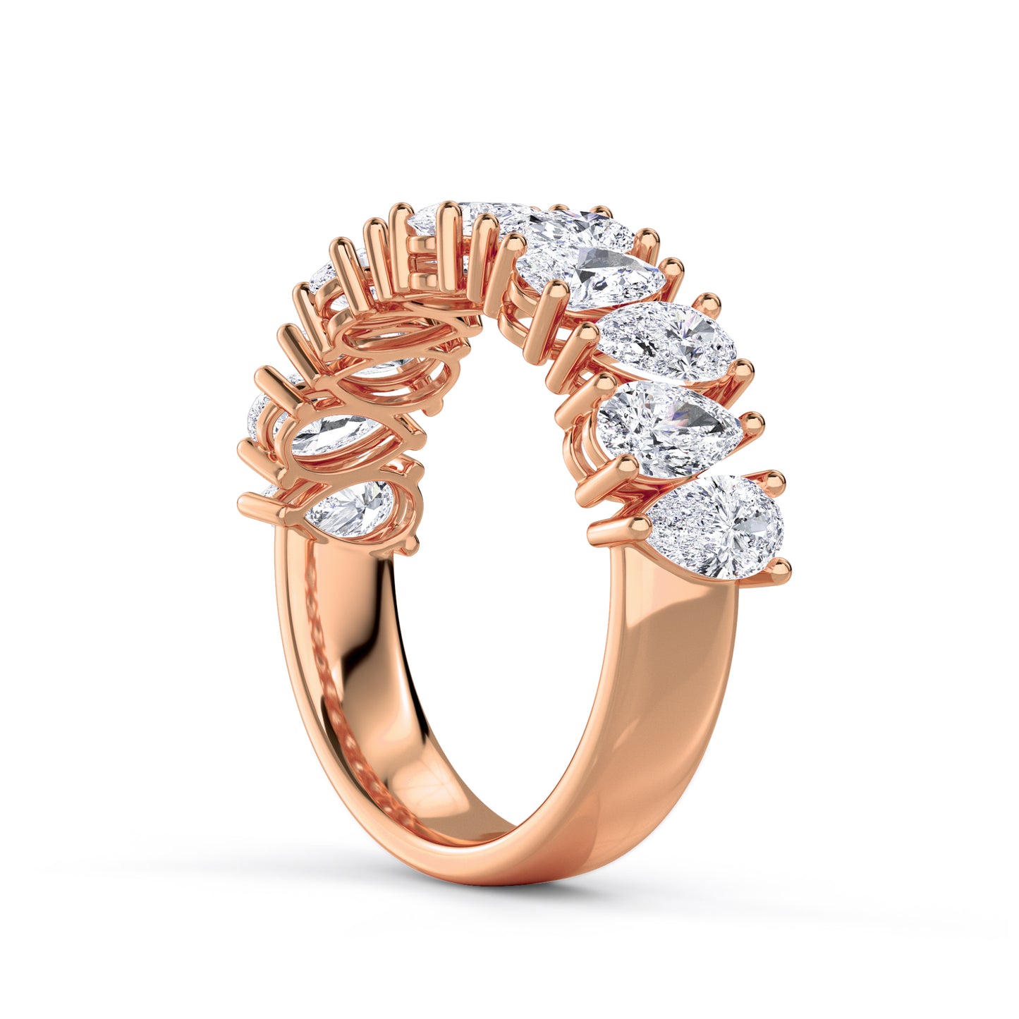 18 KT Gold Lab Grown Diamond Chic Event Ring for Women