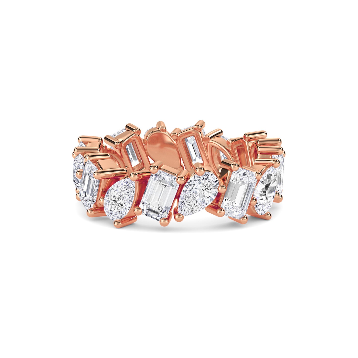 18 KT Gold Lab Grown Diamond Glamorous Cocktail Ring for Women