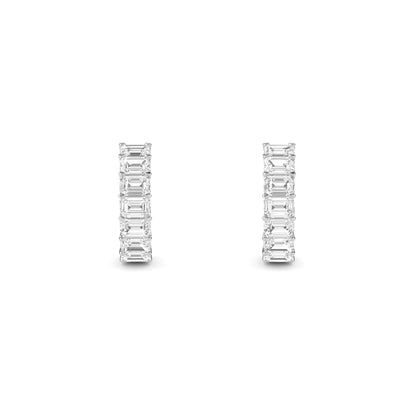 18 Kt Gold Lab Grown Diamond Hoop & Huggie Earrings