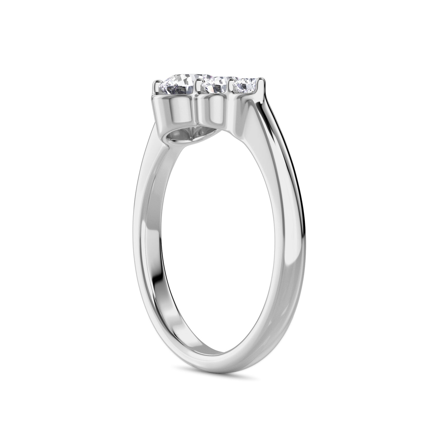 18 KT Gold Lab Grown Diamond Ring for Women