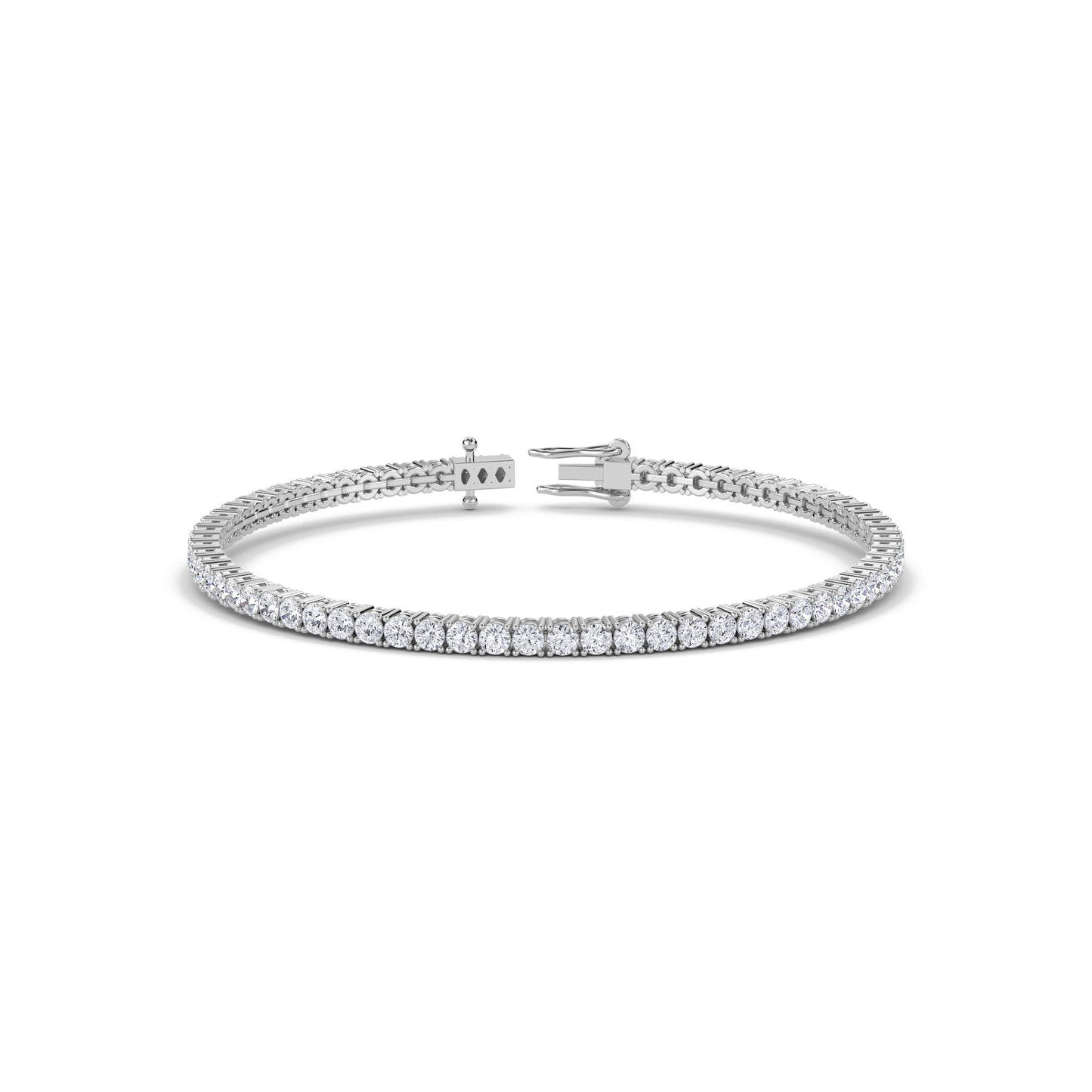 18 KT Gold Lab Grown Diamond Link Bracelets for Women