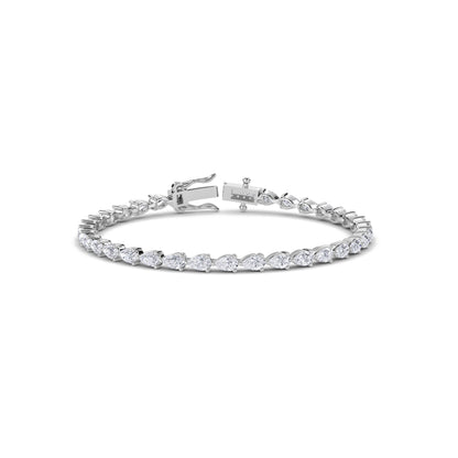 18 KT Gold Lab Grown Diamond Link Bracelets