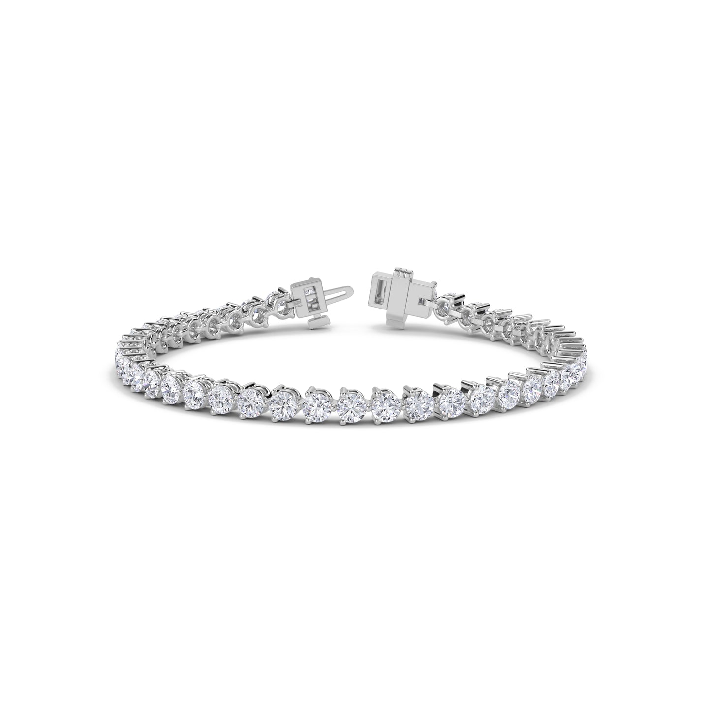 18 KT Gold Lab Grown Diamond Link Bracelets