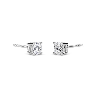 18 Kt Gold Lab Grown Diamond Stud Earrings