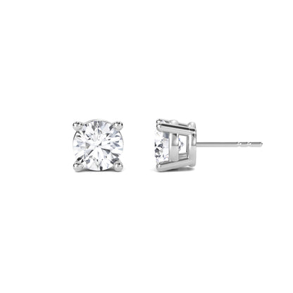 18 Kt Gold Lab Grown Diamond Stud Earrings