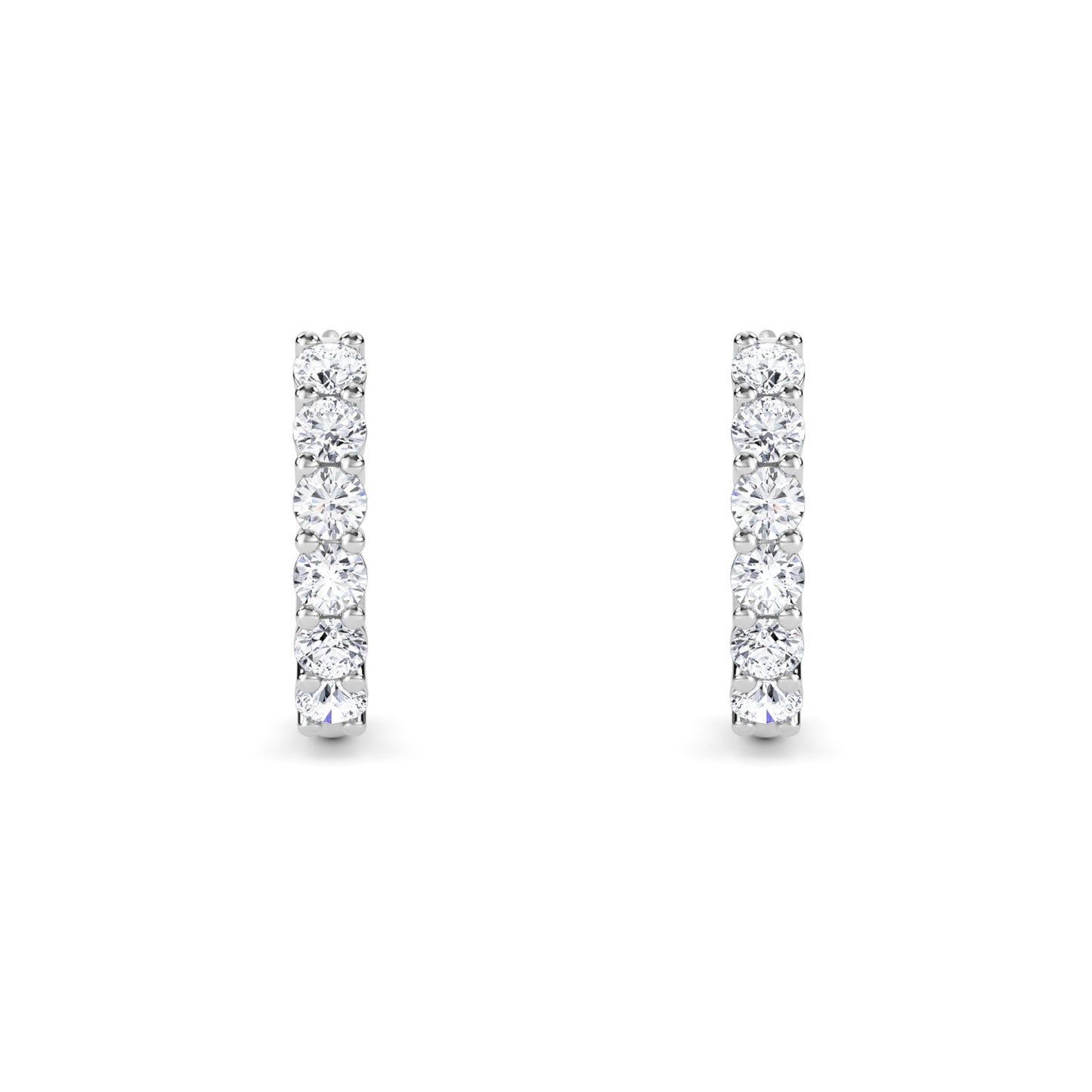 18 Kt Gold Lab Grown Diamond Hoop & Huggie Earrings