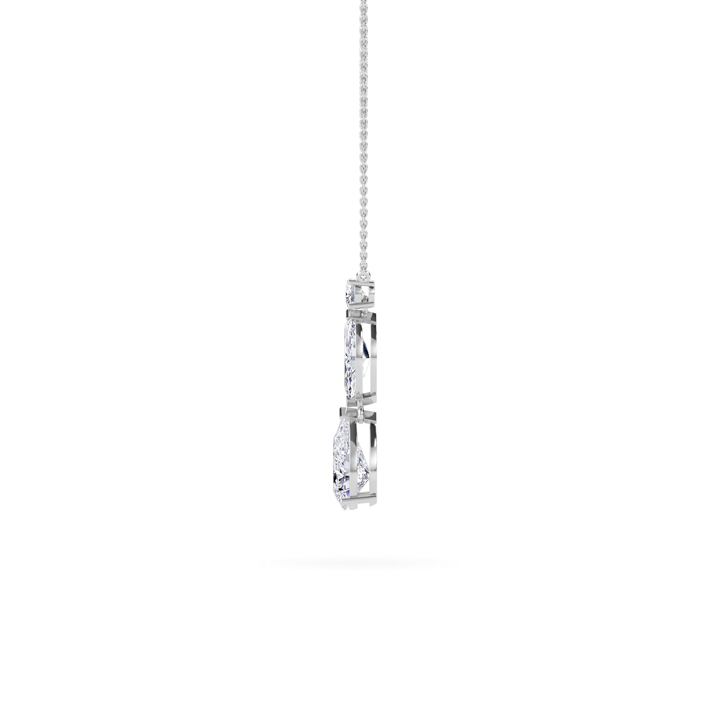 18 KT Gold Lab Grown Diamond Pendant