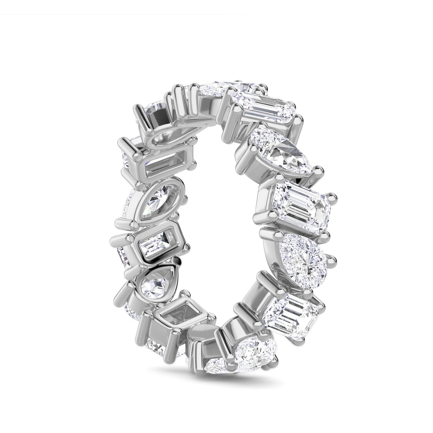 18 KT Gold Lab Grown Diamond Glamorous Cocktail Ring for Women
