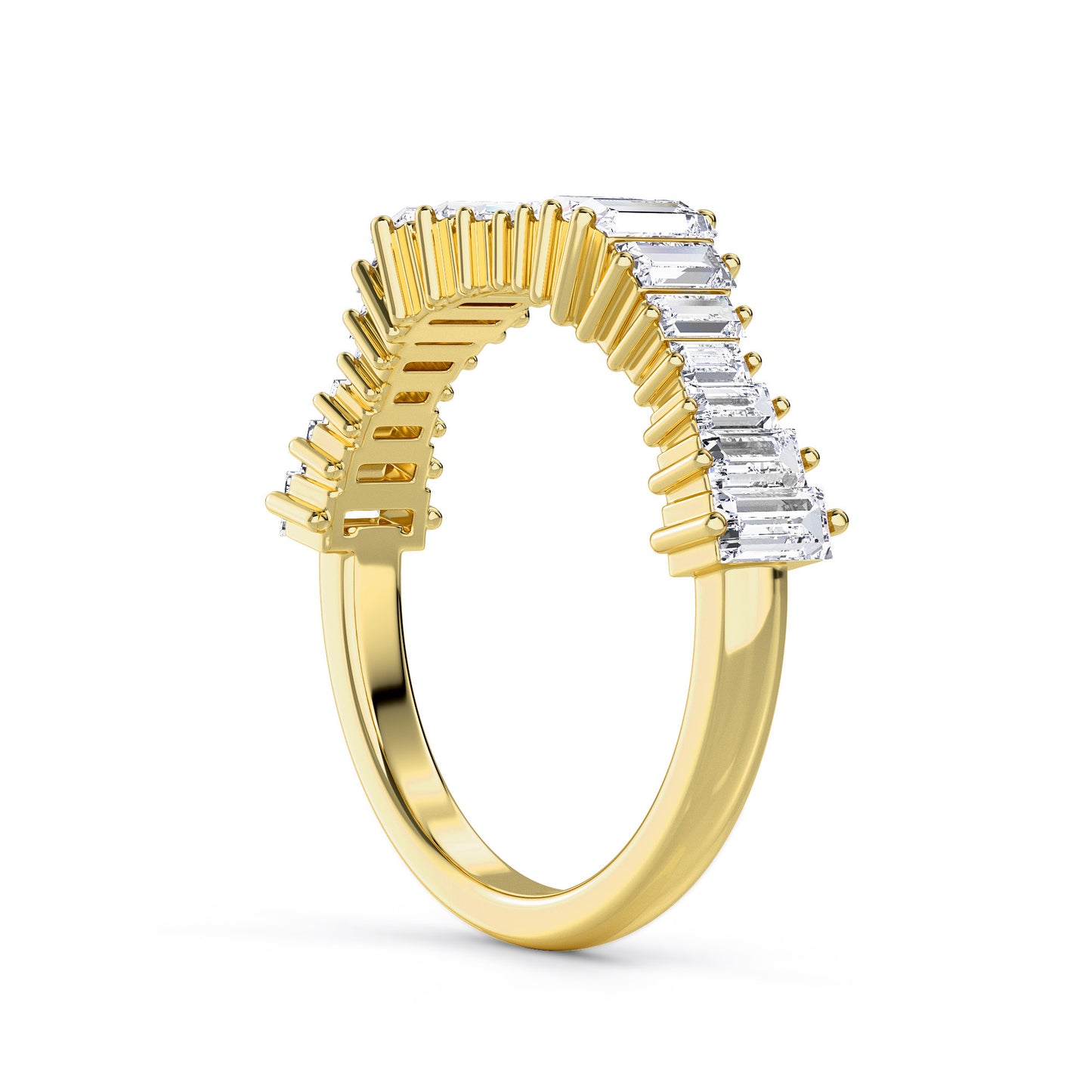 18 KT Gold Lab Grown Diamond Ring for Women