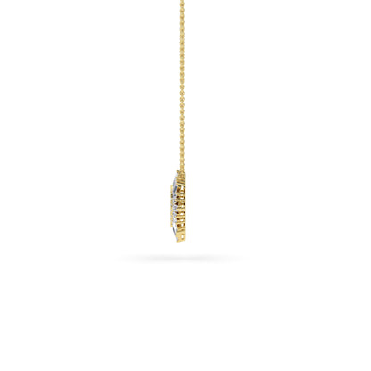 18 KT Gold Lab Grown Diamond Pendant