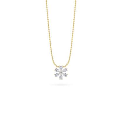 18 KT Gold Lab Grown Diamond Pendant