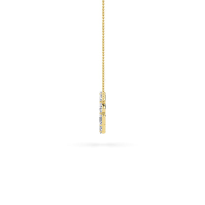 18 KT Gold Lab Grown Diamond Pendant