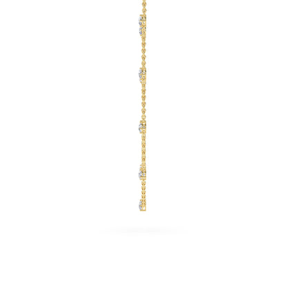 18 KT Gold Lab Grown Diamond Pendant