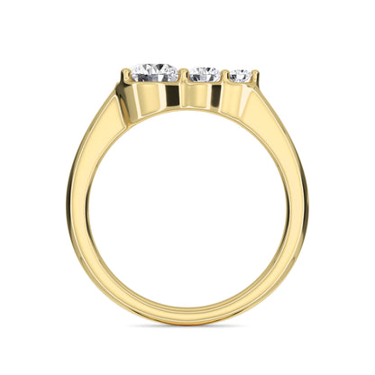 18 KT Gold Lab Grown Diamond Ring for Women