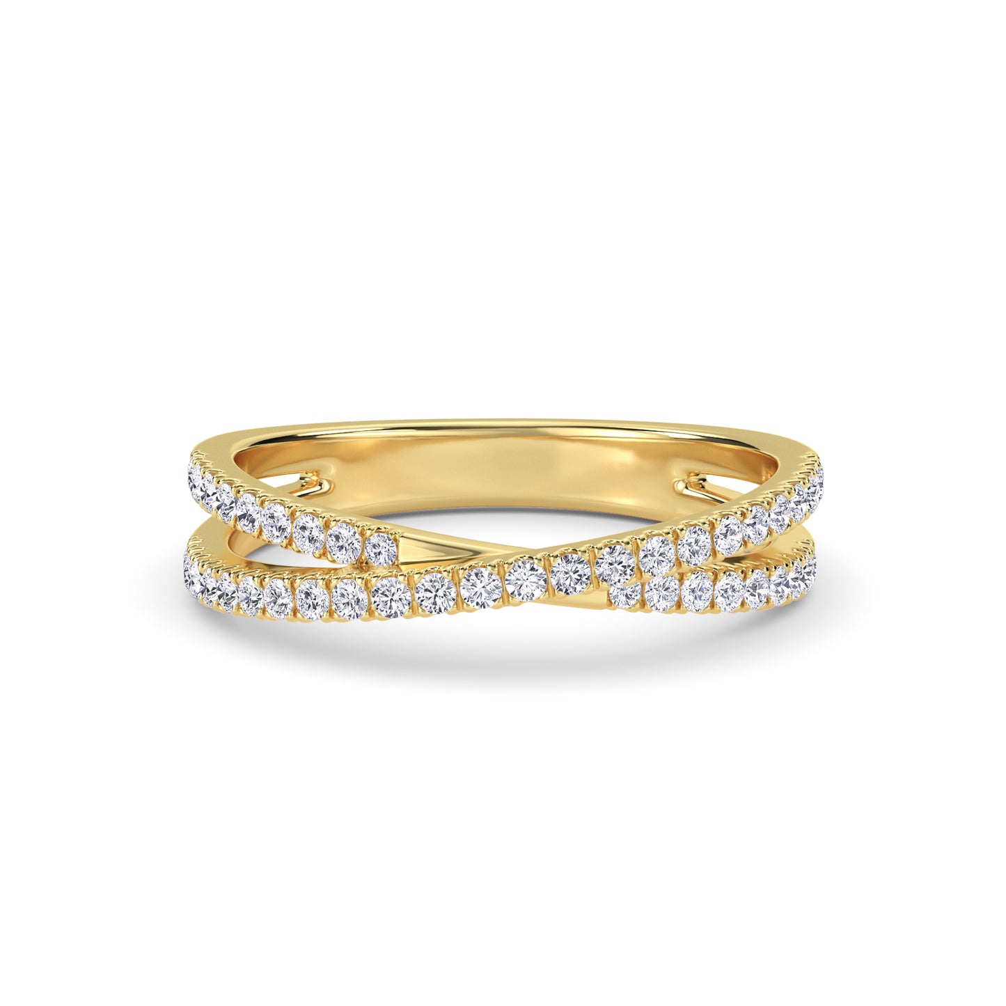 18 KT Gold Lab Grown Diamond Ring for Women