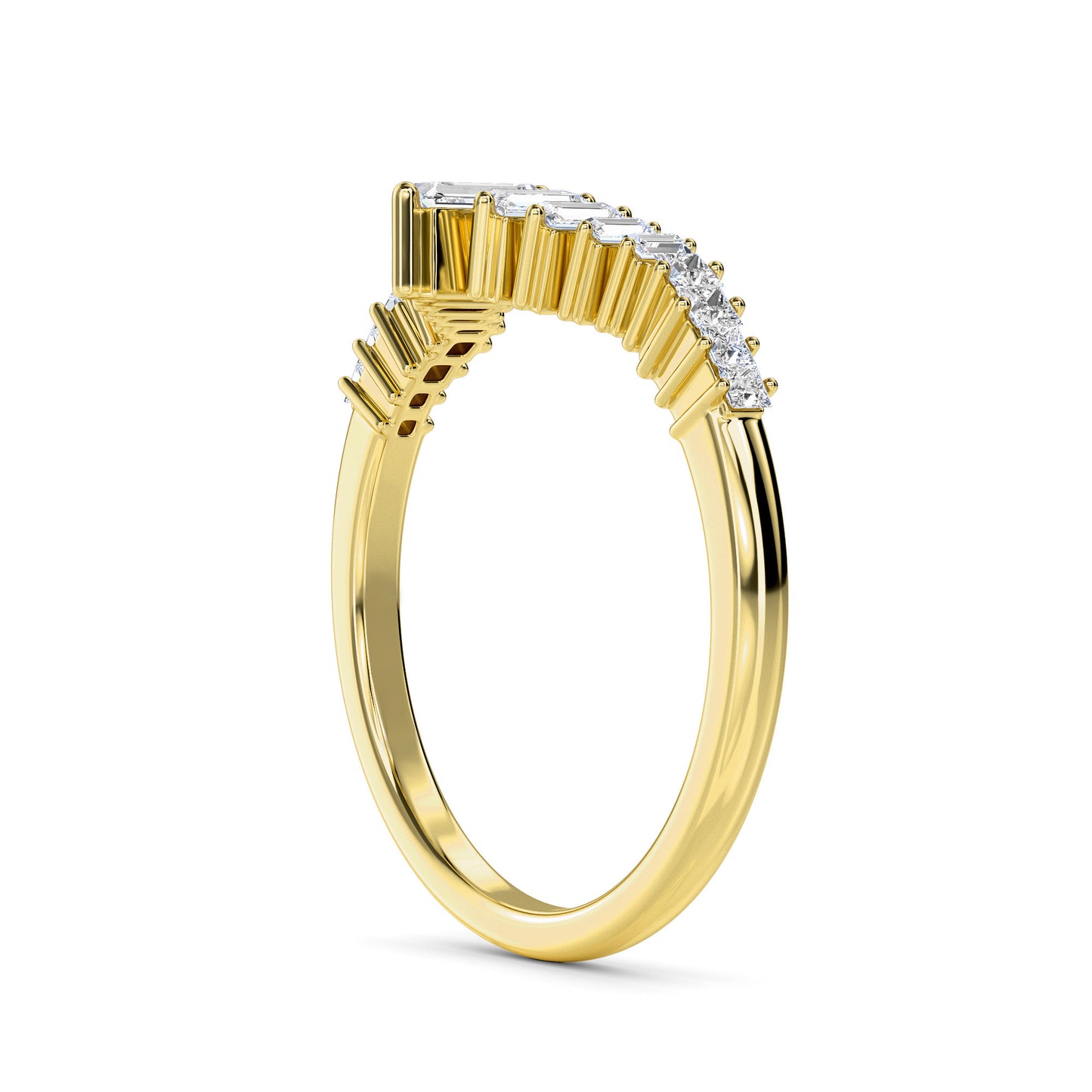 18 KT Gold Lab Grown Diamond Ring for Women