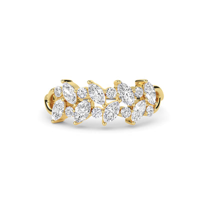 18 KT Gold Lab Grown Diamond Ring for Women