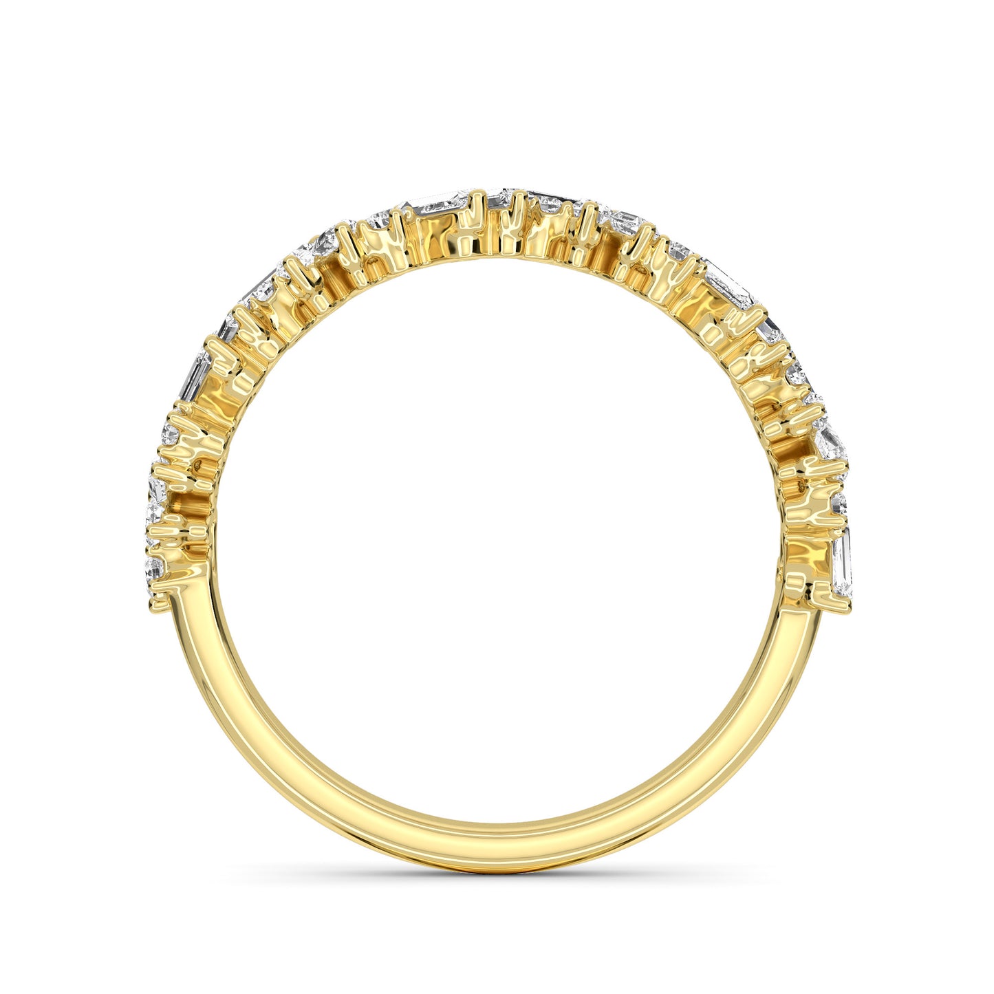 18 KT Gold Lab Grown Diamond Ring for Women