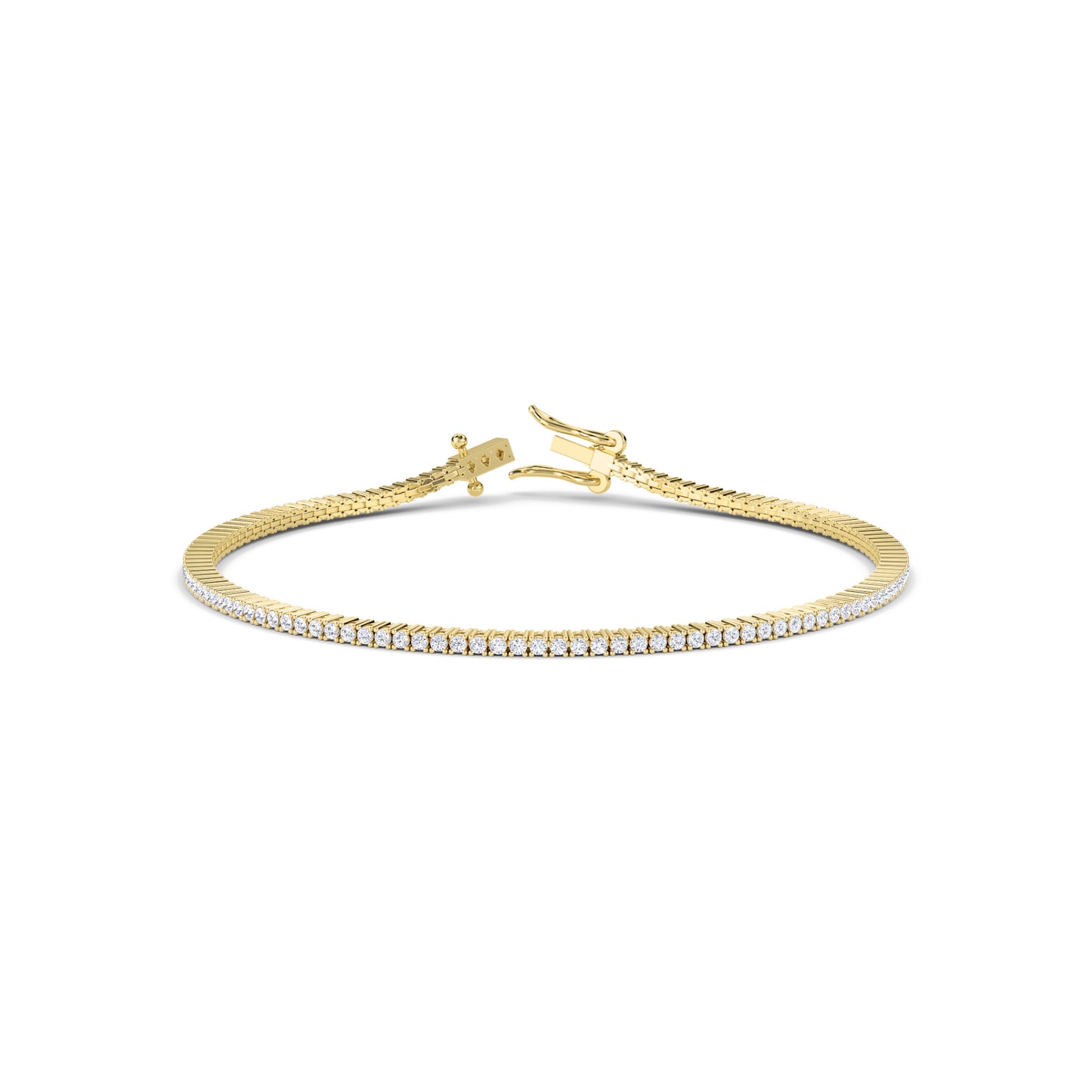 18 KT Gold Lab Grown Diamond Link Bracelets for Women