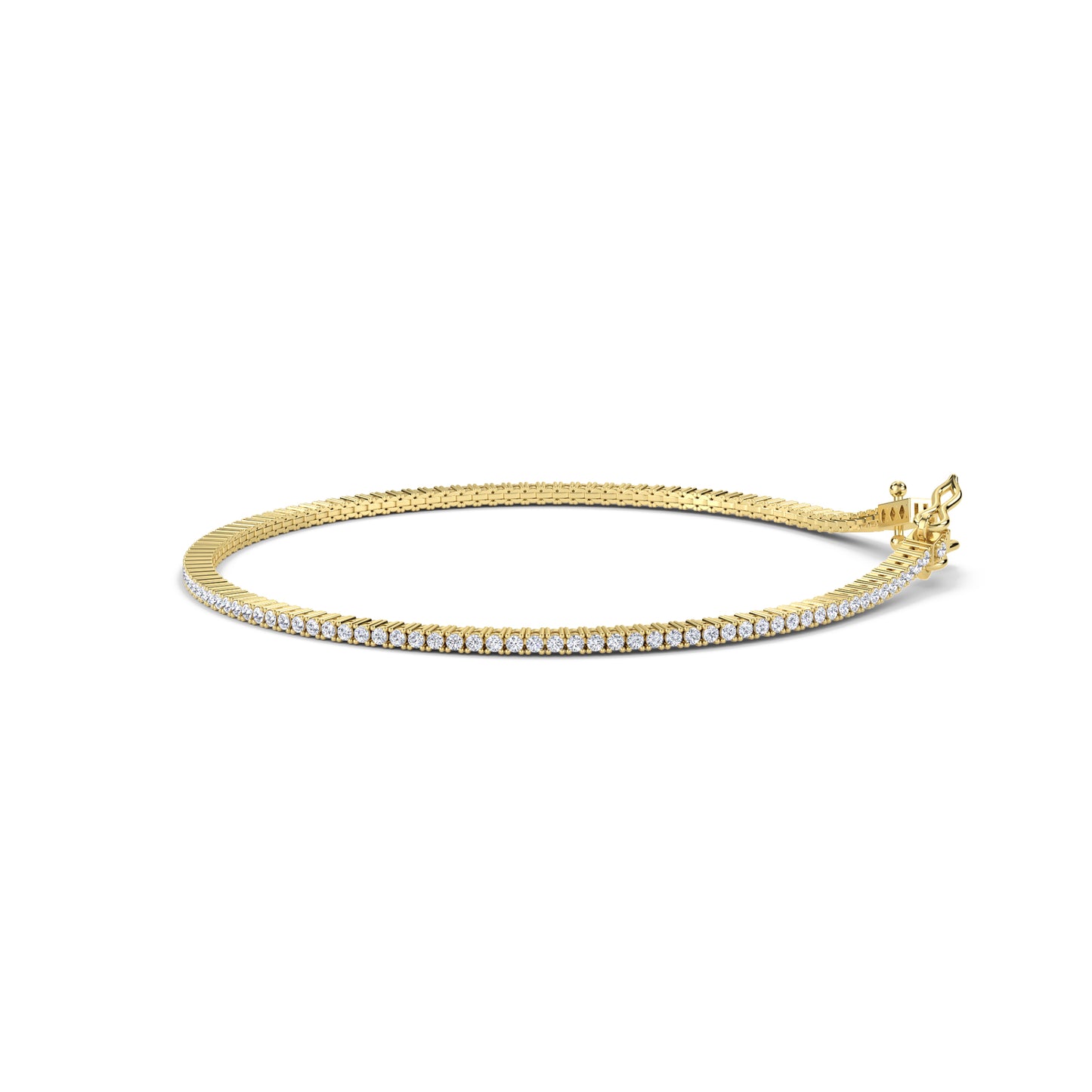 18 KT Gold Lab Grown Diamond Link Bracelets for Women