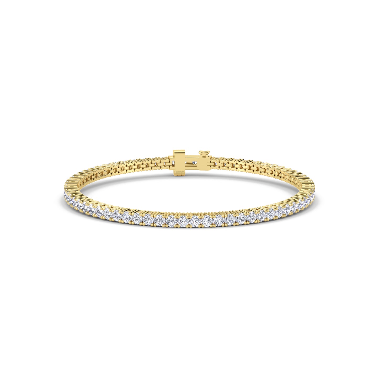 18 KT Gold Lab Grown Diamond Link Bracelets for Women