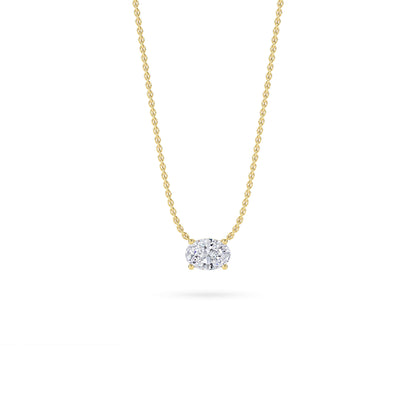 18 KT Gold Lab Grown Diamond Pendant