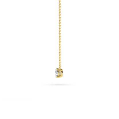 18 KT Gold Lab Grown Diamond Pendant