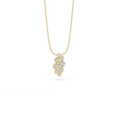 18 KT Gold Lab Grown Diamond Pendant