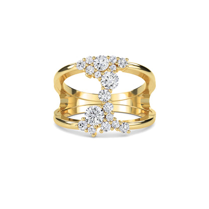 18 KT Gold Lab Grown Diamond Ring for Women