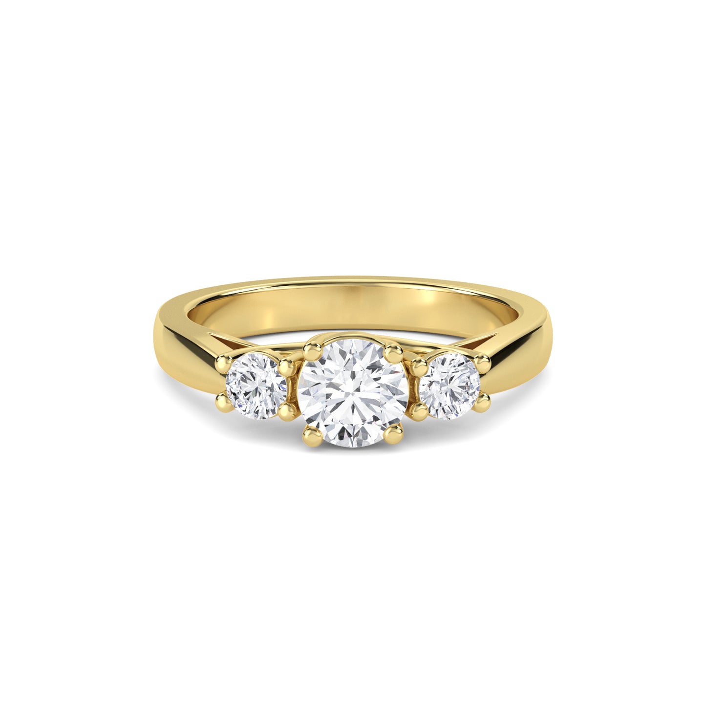 18 KT Gold Lab Grown Diamond Ring for Women