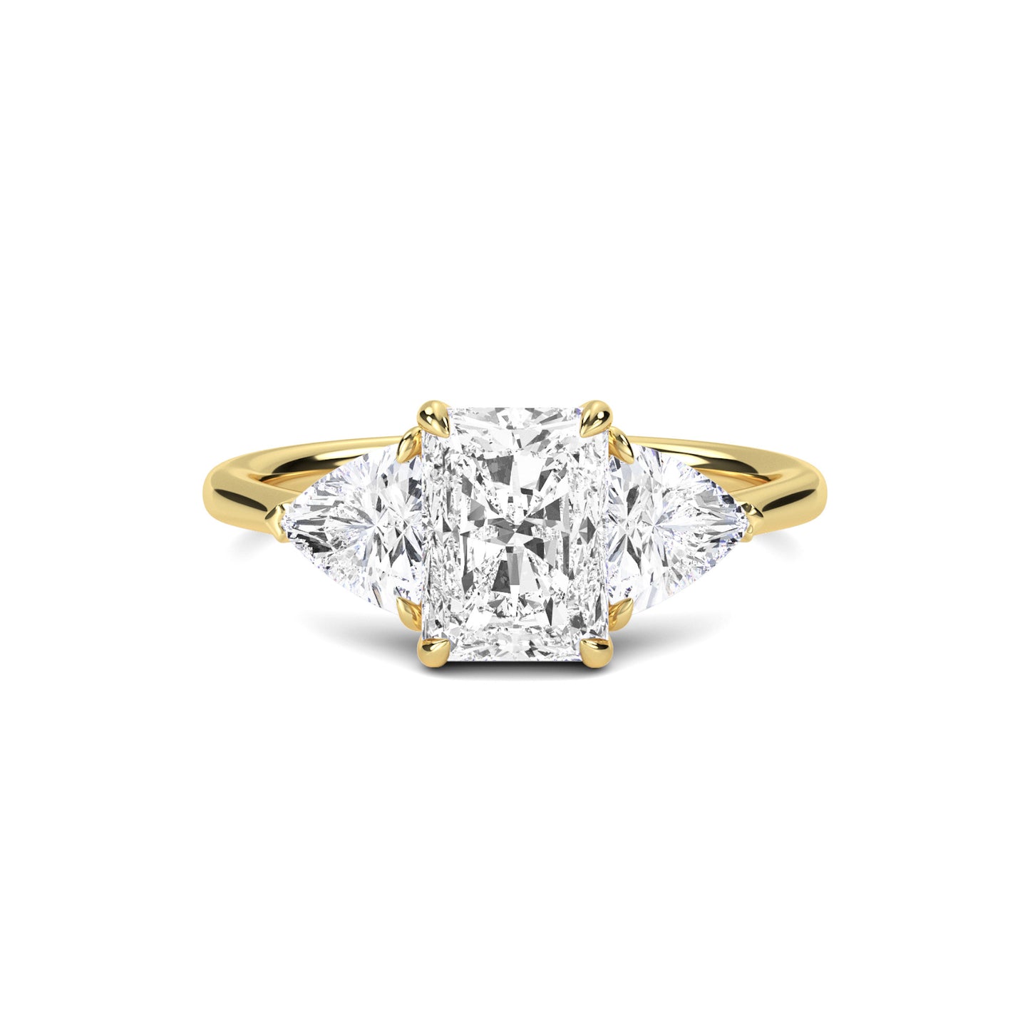 18 KT Gold Lab Grown Diamond Vintage-Inspired Wedding Ring for Women