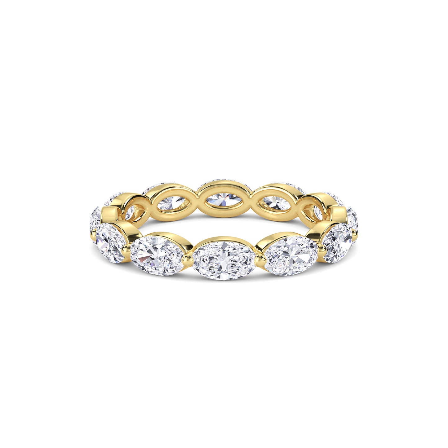 18 KT Gold Lab Grown Diamond Classic Heirloom Ring for Women