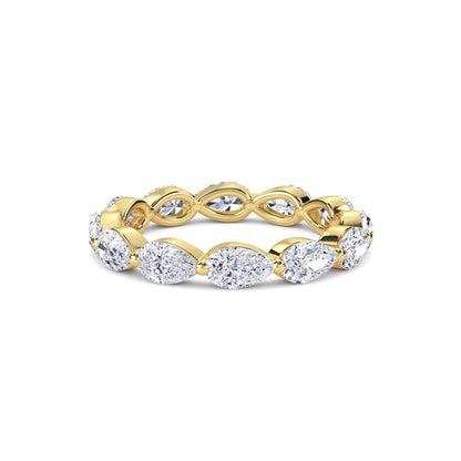 18 KT Gold Lab Grown Diamond Classic Heirloom Ring for Women