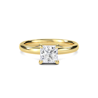 18 KT Gold Lab Grown Diamond Classic Wedding Band Ring for Women