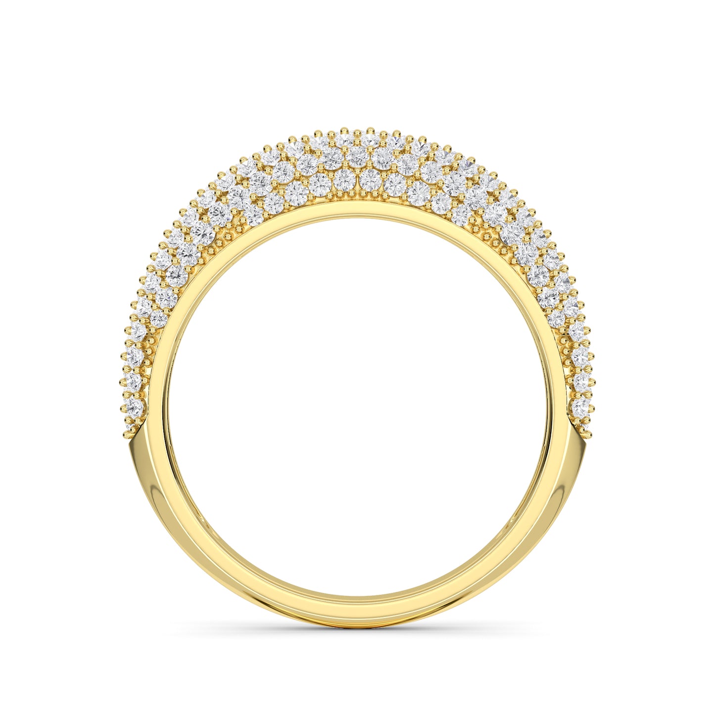 18 KT Gold Lab Grown Diamond Ring for Women