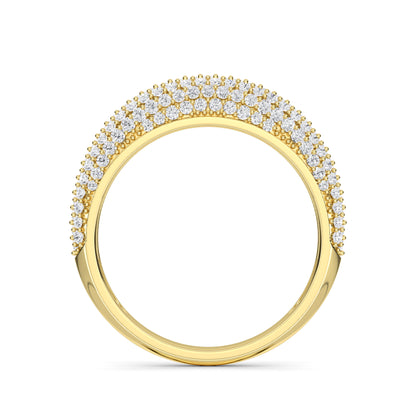 18 KT Gold Lab Grown Diamond Ring for Women