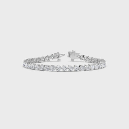 18 KT Gold Lab Grown Diamond Link Bracelets