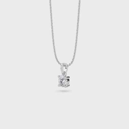 18 KT Gold Lab Grown Diamond Pendant