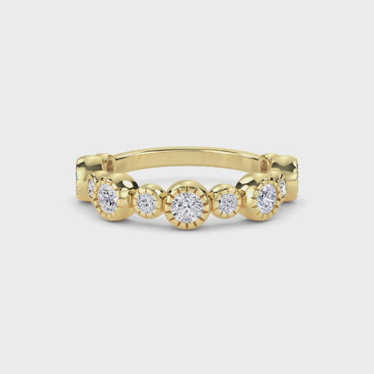 18 KT Gold Lab Grown Diamond Ring for Women